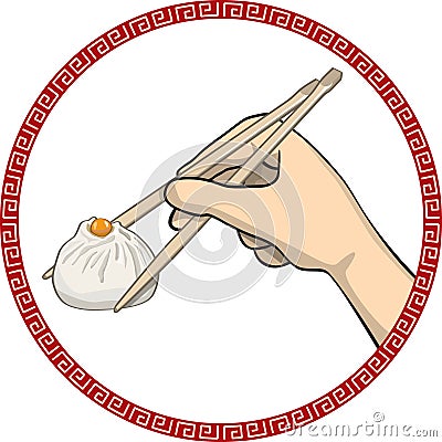 Dumpling Vector Illustration