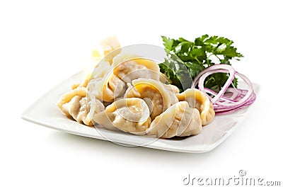 Dumplings Stock Photo