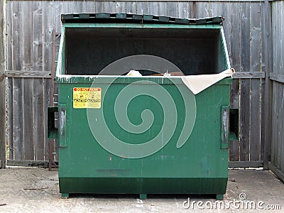 Dumpster Stock Photo