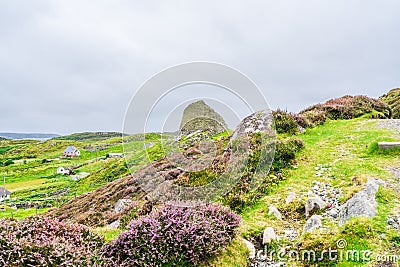 Dun Carloway Broch ruins Stock Photo