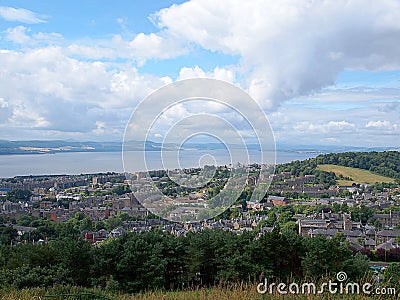 Dundee on the River Tay. Stock Photo