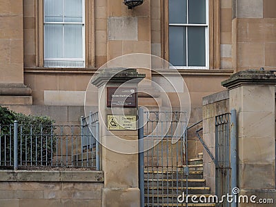 Sheriff Court in Dundee Editorial Stock Photo