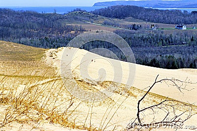 Dune Climb at Sleeping Bear 37205 Stock Photo