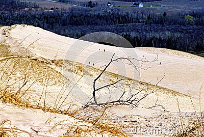 Dune Climb at Sleeping Bear 37207 Stock Photo