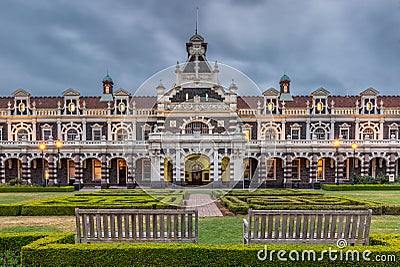 Dunedin railway station Stock Photo