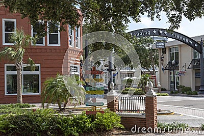 Dunedin town centre, Florida, USA Editorial Stock Photo