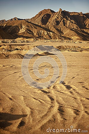 Dunes in the desert Stock Photo