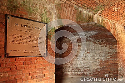 The Dungeon Section of Fort Jefferson Editorial Stock Photo