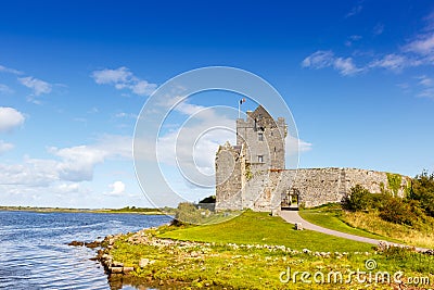 Dunguaire Castle tower Ireland traveling travel middle ages Stock Photo