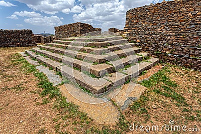 Ruins of Aksum Axum civilization, Ethiopia Stock Photo