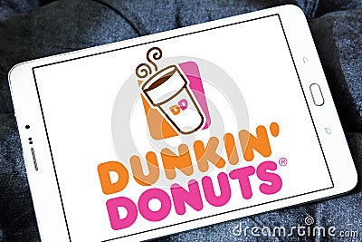 Dunkin donuts logo Editorial Stock Photo