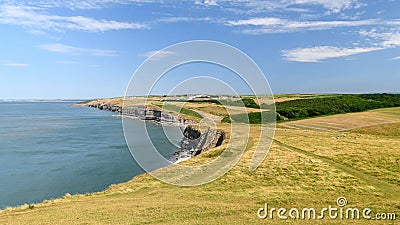 Dunraven Bay in South Wales Stock Photo