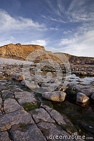 Dunraven Bay, Southerndown, Glamorgan, Wales, UK. Stock Photo