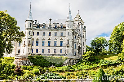 Dunrobin Castle, Scotland Stock Photo