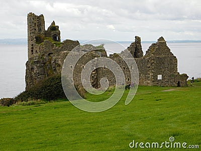 Dunure Castle Stock Photo