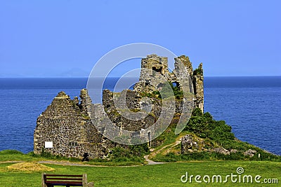 Dunure Castle Stock Photo