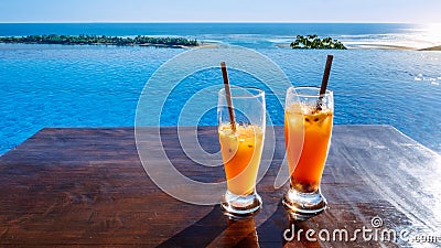 Duo of Cocktails Stock Photo