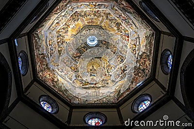 Duomo Cupola - Florence Italy Editorial Stock Photo