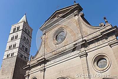 Duomo di Viterbo Stock Photo