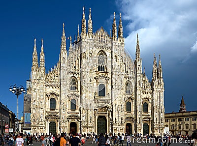 Duomo Milano Editorial Stock Photo