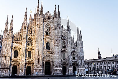 Duomo Milano, Milan`s Cathedral, Italy Editorial Stock Photo