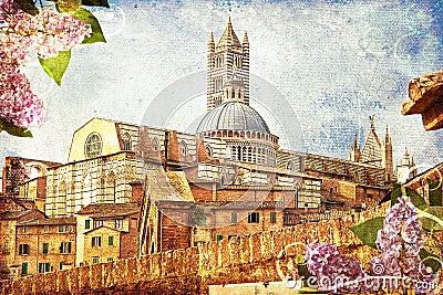 The Duomo of Siena Stock Photo