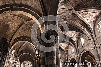 The Duomo of Sovana cathedral of Saints Peter and Paul is one Editorial Stock Photo