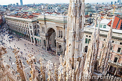 Duomo square Stock Photo