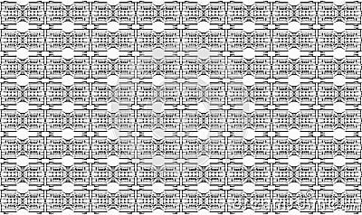 DUPLICATION OF GEOMETRIC PATTERN OF PART OF ARCHITECTURAL FEATURES Stock Photo