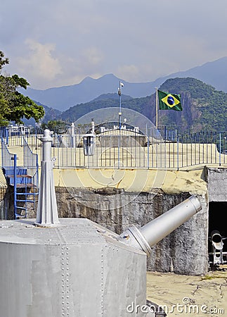 Duque de Caxias Fort in Rio de Janeiro Stock Photo