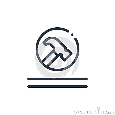 durable icon vector from fabric features concept. Thin line illustration of durable editable stroke. durable linear sign for use Vector Illustration