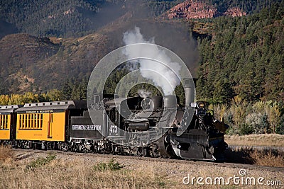 Durango Steam Train Editorial Stock Photo