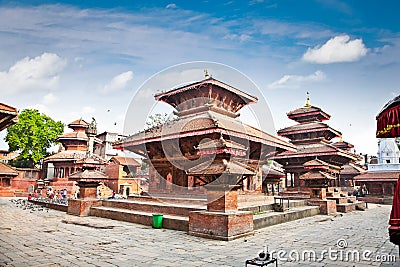 Durbar square in Kathmandu valley, Nepal. Stock Photo