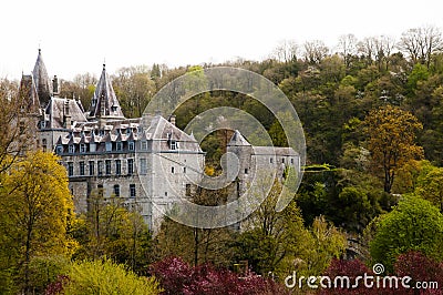 Durbuy Castle - Belgium Stock Photo