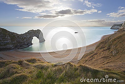 Durdle Door in Dorset Stock Photo