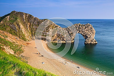 Durdle Door on the Jurassic Coast of Dorset, UK Stock Photo