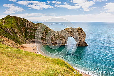 Durdle Door, travel attraction on South England, Dorset Stock Photo