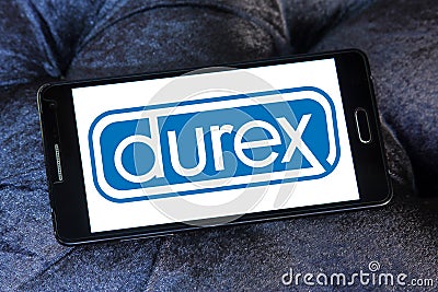 Durex condoms company logo Editorial Stock Photo