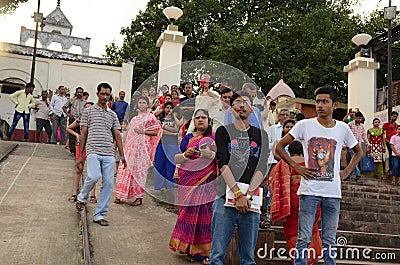 Durga Immersion Editorial Stock Photo