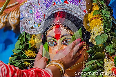 Durga Pooja Stock Photo