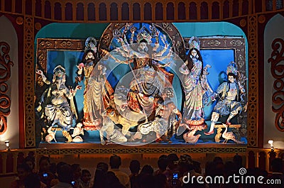 Durga Puja Editorial Stock Photo