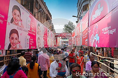 Durga Puja festival, India Editorial Stock Photo