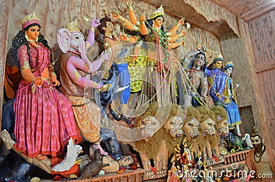 Durga Puja Stock Photo
