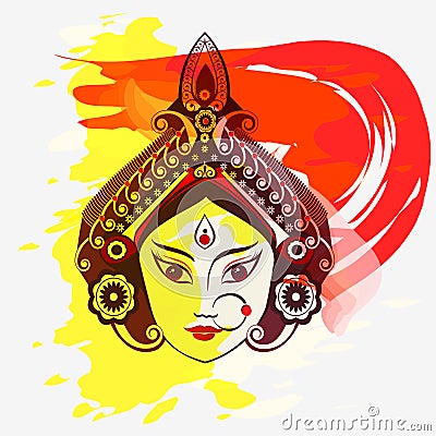 Durga, Saraswati, Lakshmi illustration Vector Illustration