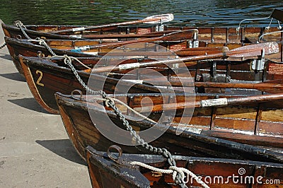 Durham Boats Stock Photo