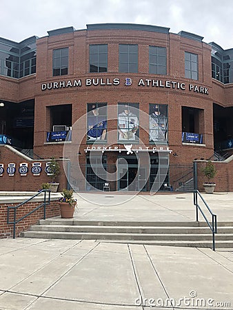 Durham Bulls Athletic Park Editorial Stock Photo