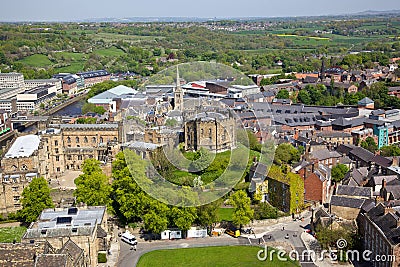 Durham Castle Stock Photo