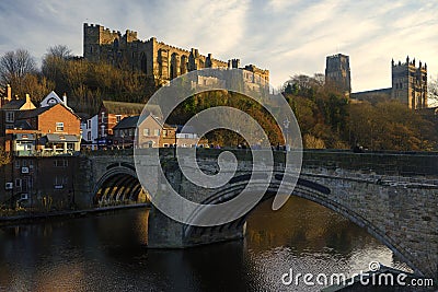 Durham Castle and Cathedral, Durham Editorial Stock Photo