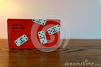 Dominos Game Editorial Stock Photo