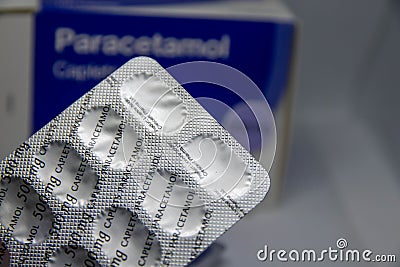 Paracetamol Tablets Editorial Stock Photo